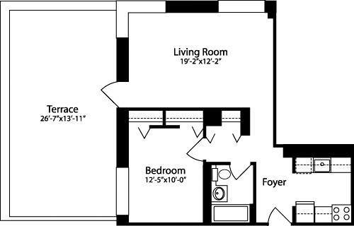 Plan P, floor 11                                   Floorplan Image