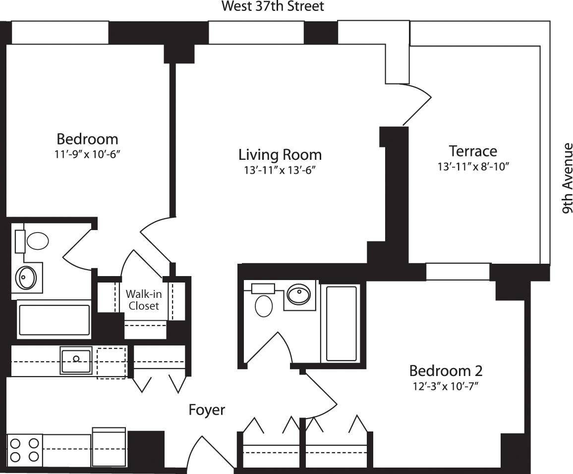 Plan R, floor 11                                   Floorplan Image