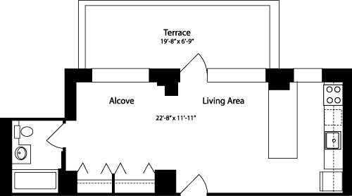 Plan R, floor 14                                   Floorplan Image