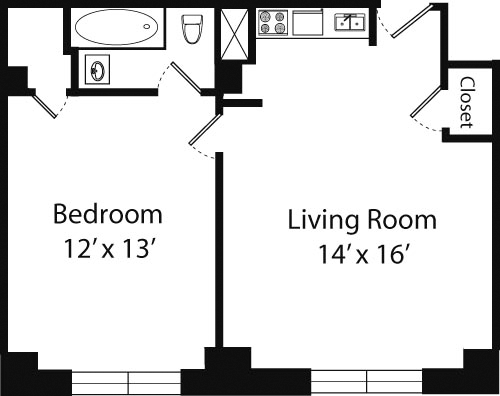 Plan E- 11th Floor Floorplan Image