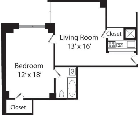 Plan G- 11th Floor Floorplan Image