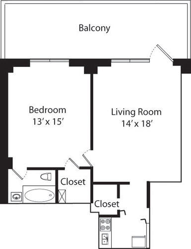 Plan H- 11th Floor Floorplan Image