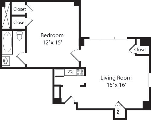 Plan A-12th Floor Floorplan Image
