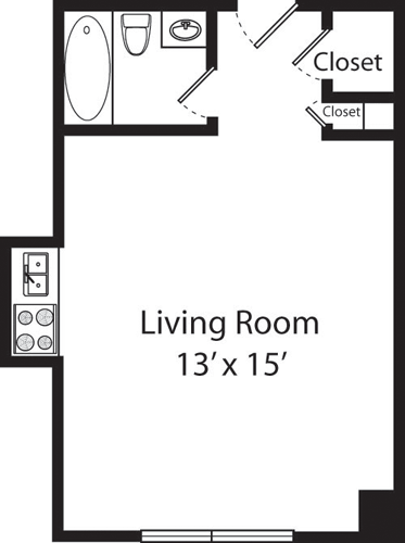 Plan D- 14,16th Floors Floorplan Image