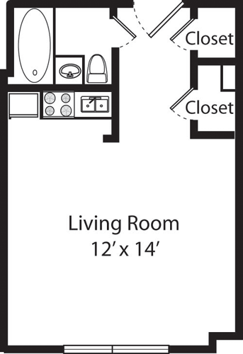 Plan D- 6th Floor Floorplan Image