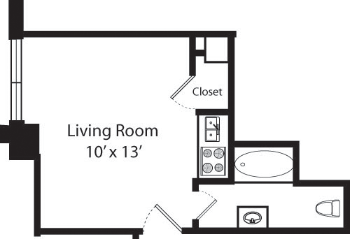 Plan J- 6th Floor Floorplan Image