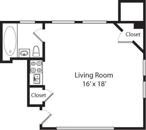 Plan A Penthouse Floorplan Image