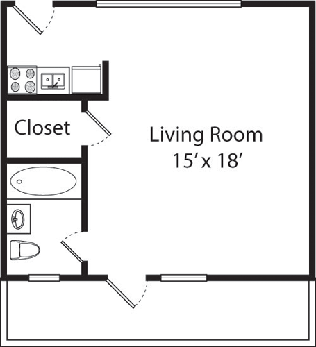 Plan B Penthouse Floorplan Image