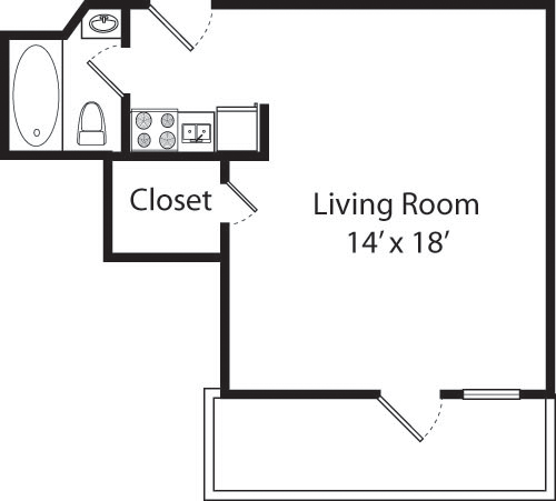 Plan C Penthouse Floorplan Image