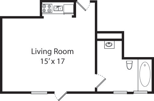 Plan D Penthouse Floorplan Image