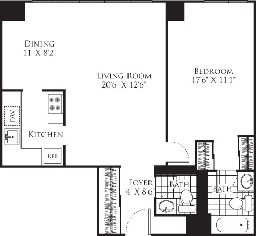 Unit E 2-29 Floorplan Image