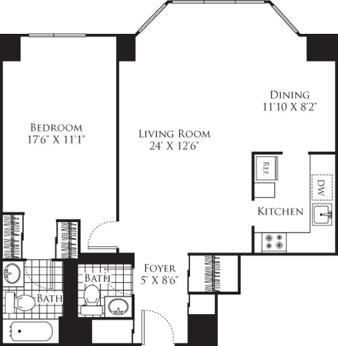 Unit F 30-38 Floorplan Image
