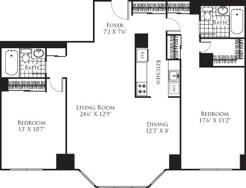Unit J 30-38 Floorplan Image