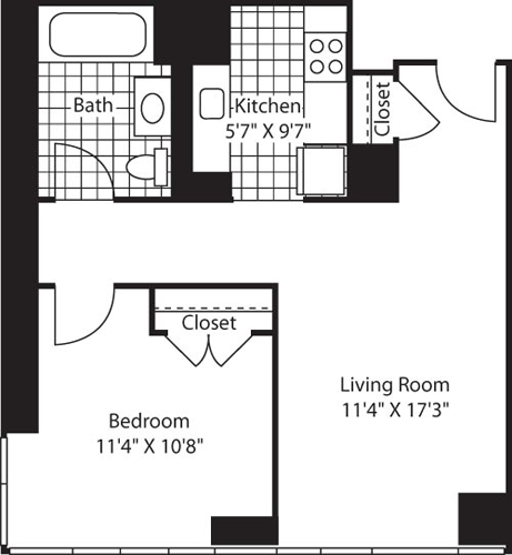 A Line Floorplan Image