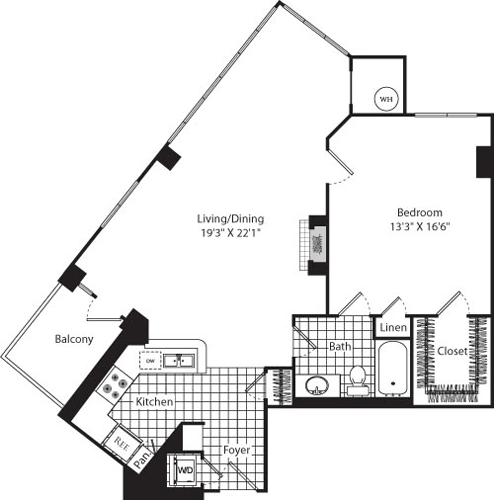 B6 (Penthouse) Floorplan Image