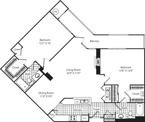 D10 (Penthouse) Floorplan Image