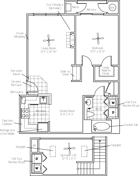 The Ashley Floorplan Image