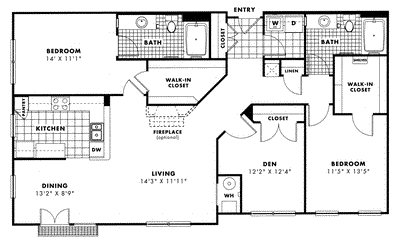 Greenbriar/Den                                     Floorplan Image