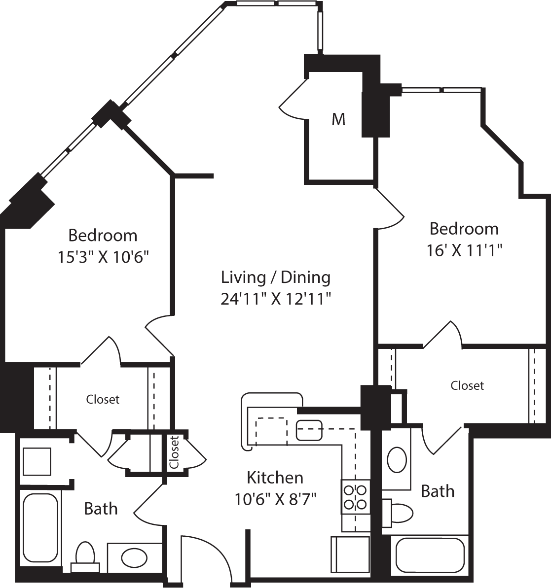 Adams/ Fireplace                                   Floorplan Image