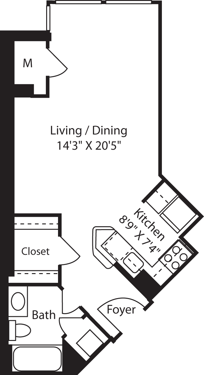 Vienna / Studio                                    Floorplan Image