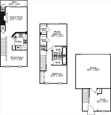 Essex- Townhome                                    Floorplan Image