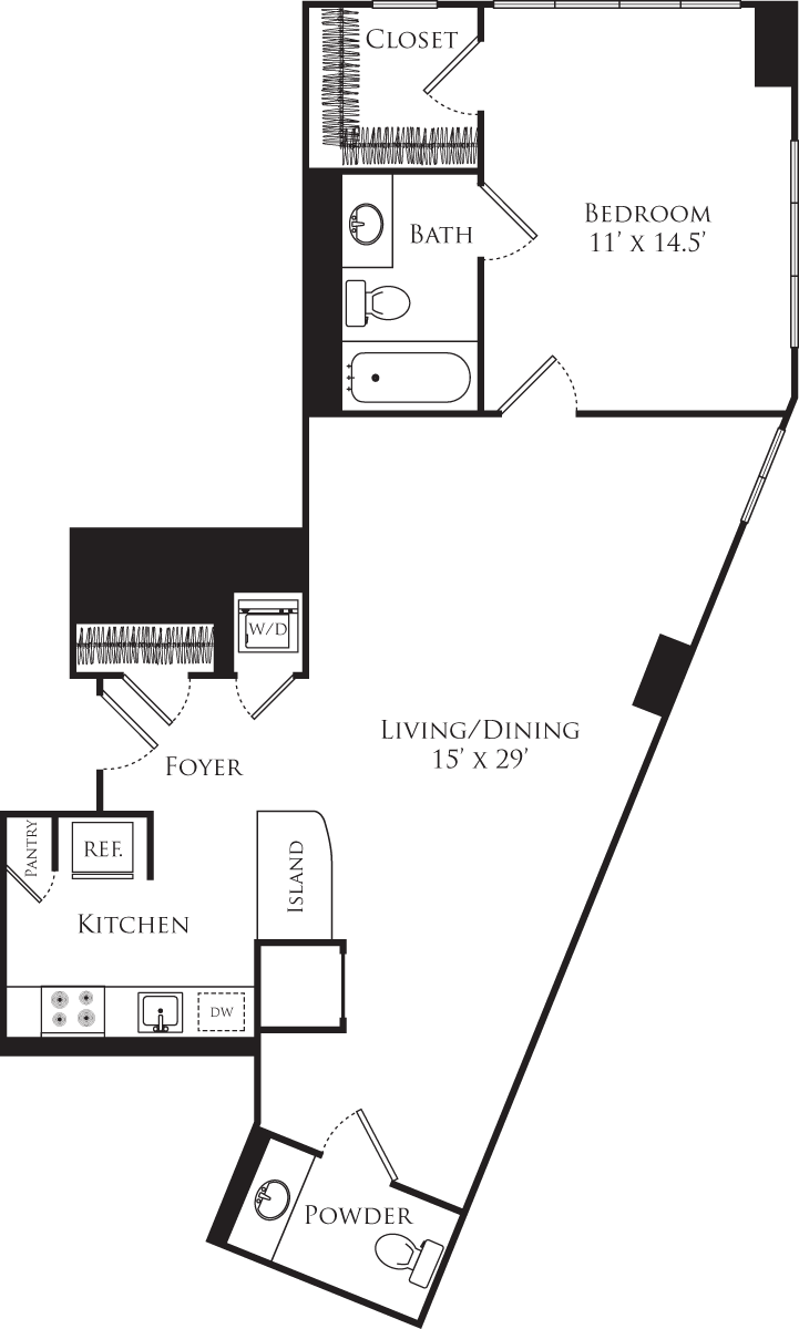 B2 with Den Floorplan Image