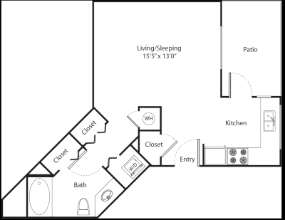 Studio  Floorplan Image