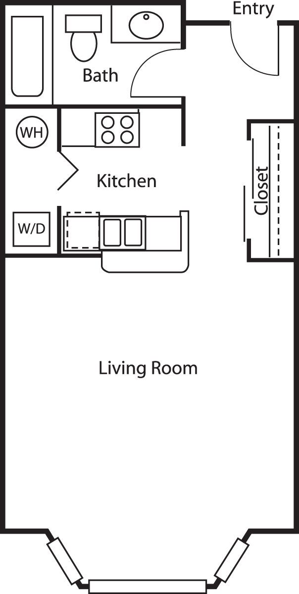 Studio Court  Floorplan Image