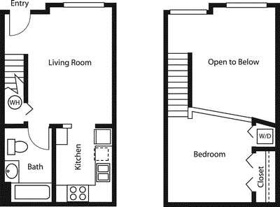 Studio Loft  Floorplan Image