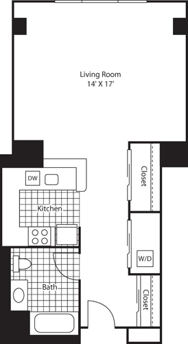 Studio 586 Floorplan Image