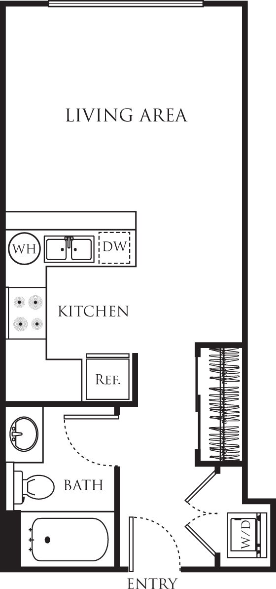 Studio 375 Floorplan Image