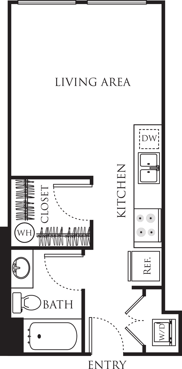 Studio 375 B Floorplan Image