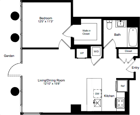 1 Bed apartment at 170 Amsterdam Avenue, Unit 02M, Upper West Side, photo 1 of 1