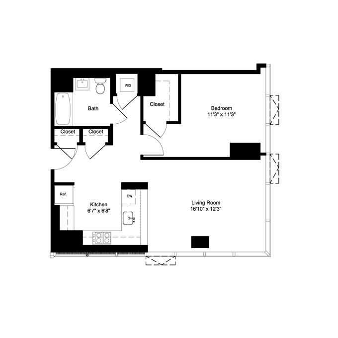 1 Bed apartment at 50 East 28th Street, Unit 5E, NoMad, photo 1 of 1